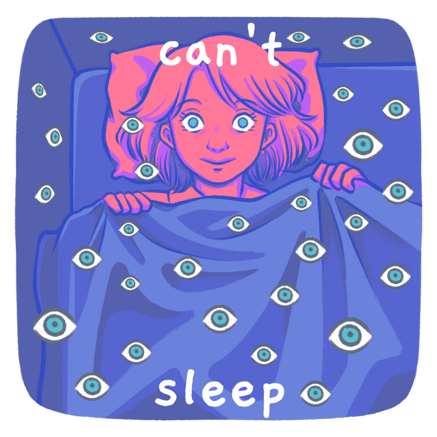 “can’t sleep”